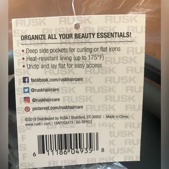 Rusk Pro Beauty Guru Stylist on the Go Tote Bag - Picture 12 of 12